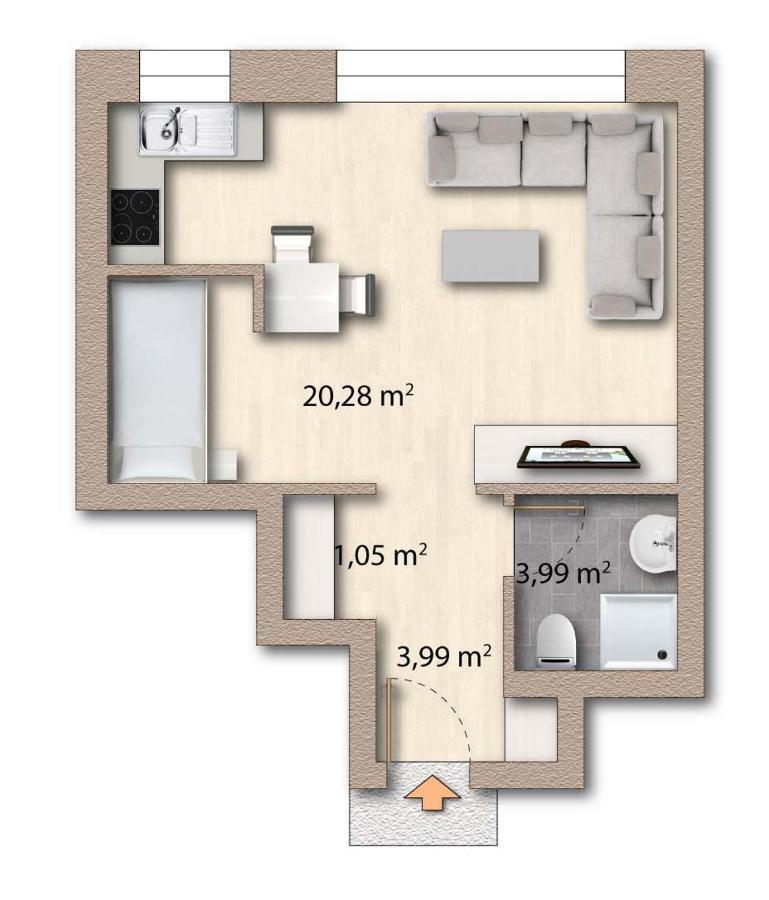 Gluecksburg Ferienwohnung 'Kursnord' Rotenhaus Bagian luar foto